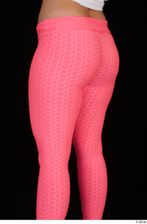 Leticia casual dressed pink leggings thigh 0004.jpg